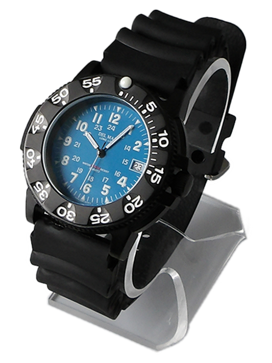 Del Mar Sand Key His & Hers Blue Dial Watch Set | 200M Water Resistant