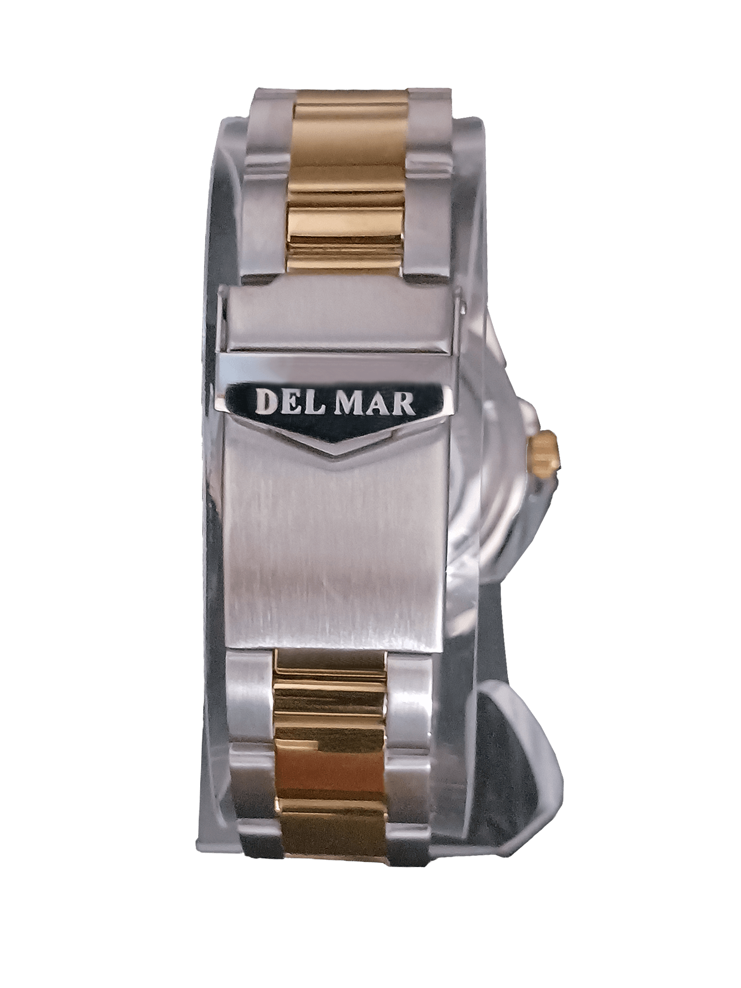 Del Mar Nautical 200 Green Dial Two-Tone Watch 50409 | Stainless Steel & Gold
