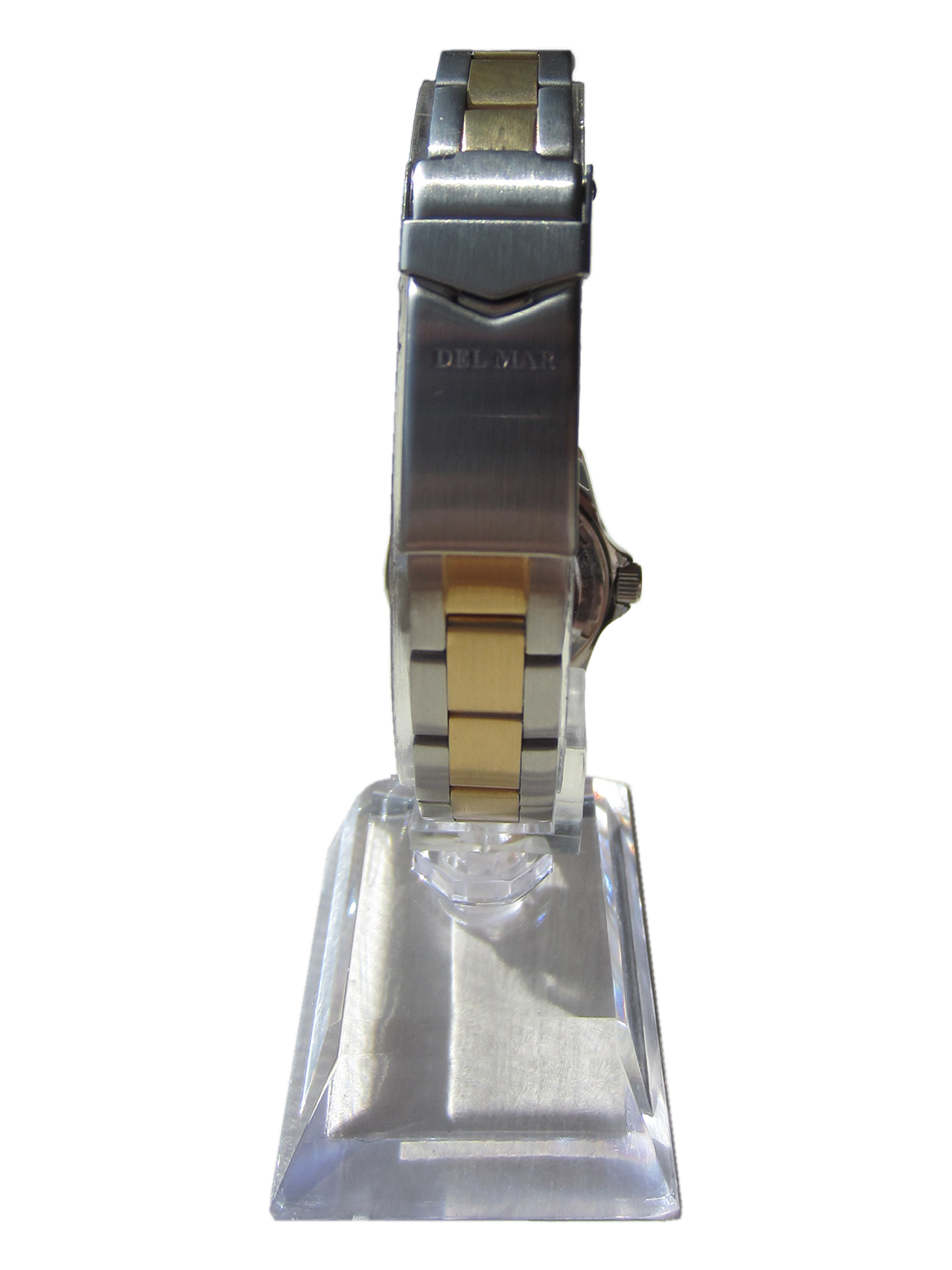 Ladies Long Life Classic Nautical Two-Tone Bracelet Watch #50122