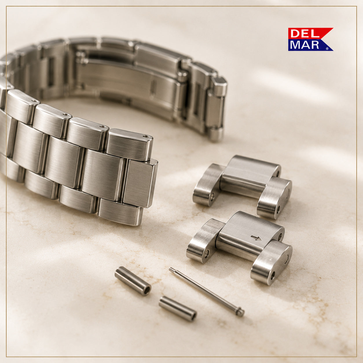 Del Mar Watch Stainless Steel Watch Bracelet Links