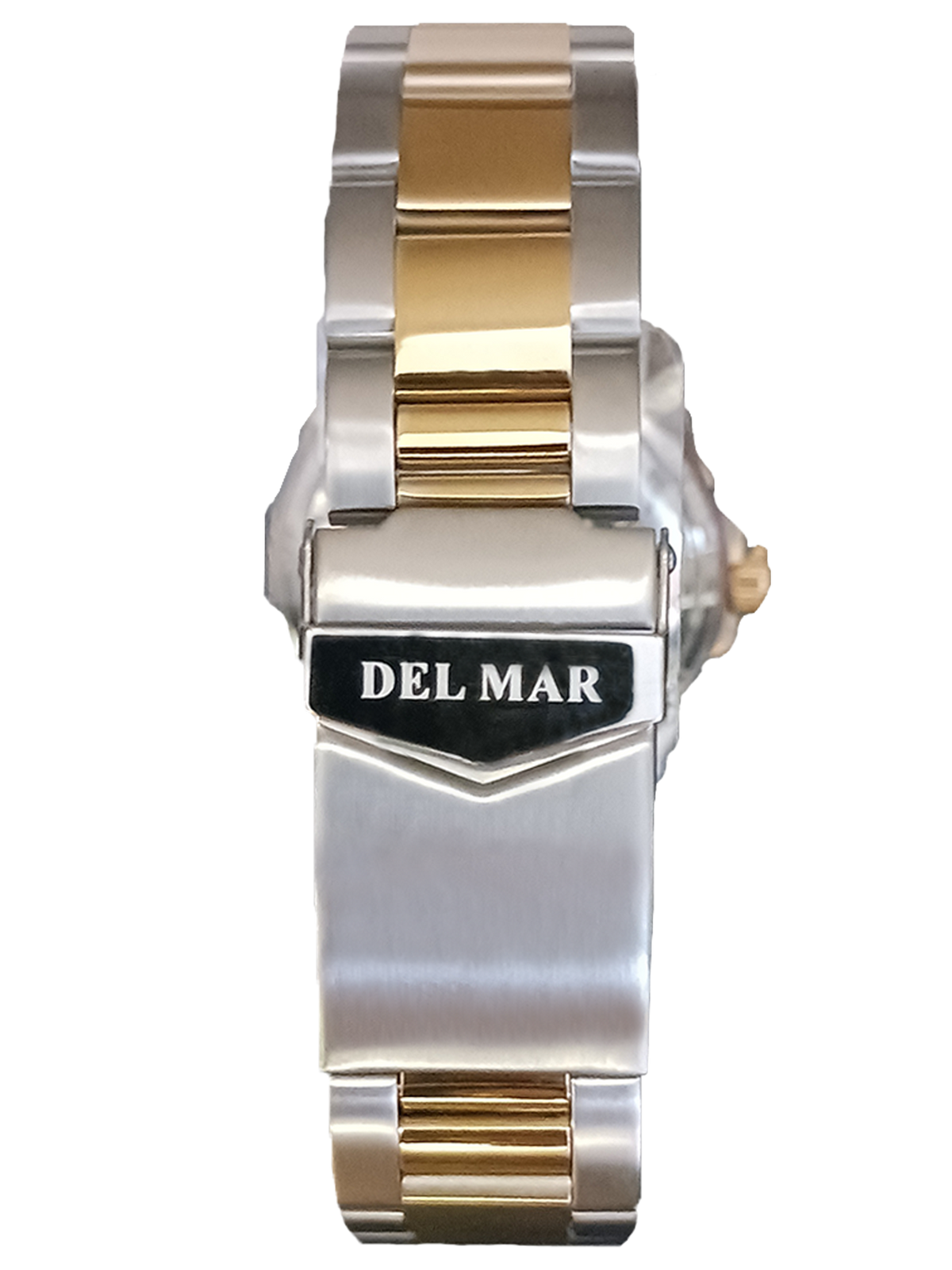 Del Mar Nautical 200 Men’s Two-Tone Black Dial Watch – 50408