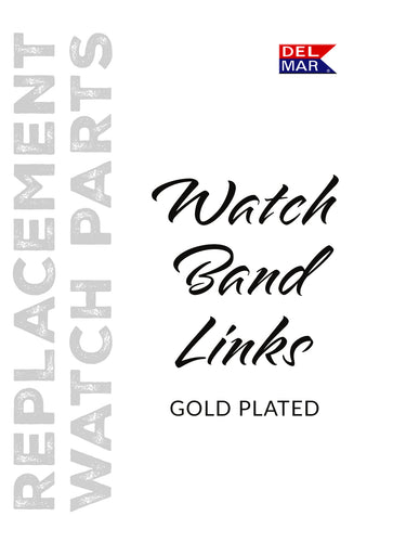 Links: Gold Plated for Bracelet Watches