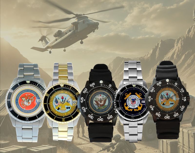 Honoring Veterans with Timeless Style – Del Mar’s Military Watch Collection