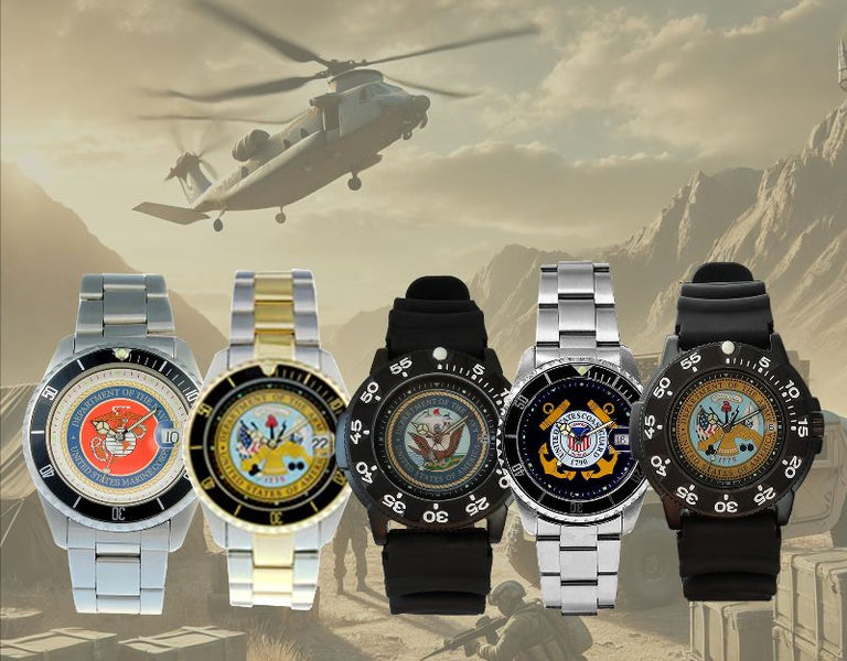 Honoring Veterans with Timeless Style – Del Mar’s Military Watch Collection