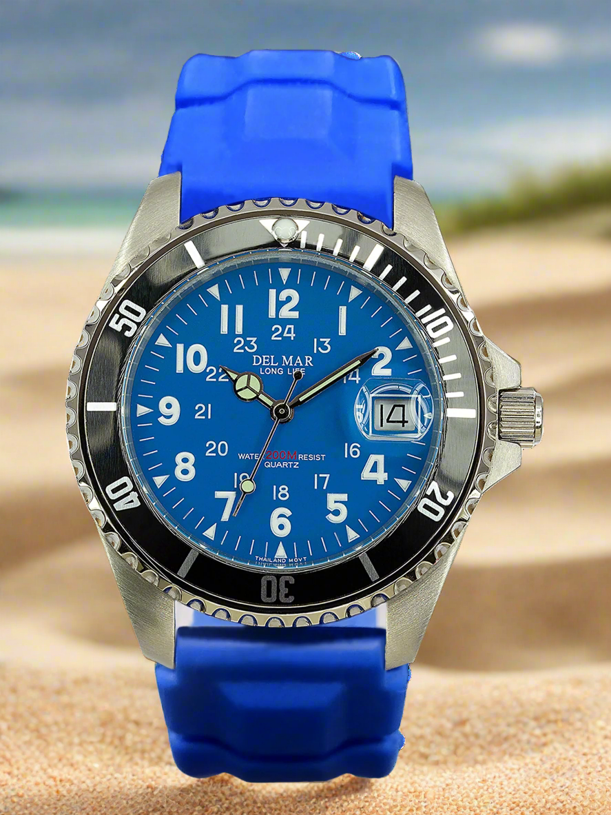 Shop bold, water-ready watches at Del Mar Watches