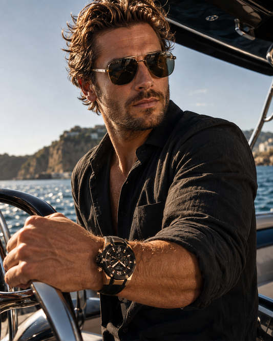 Built to Be Seen: Del Mar 3-Eye Multi-Function Watches