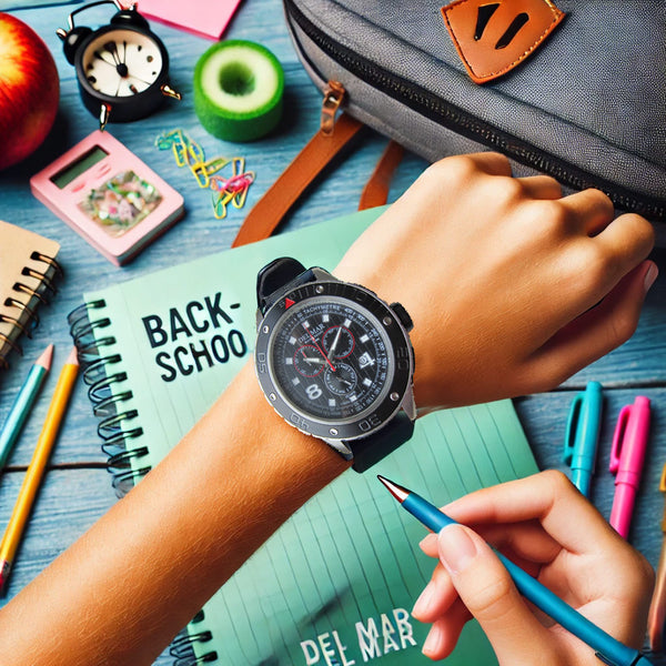 Save Big on Stylish, Water-Resistant Watches from Del Mar Watches – It's Back to School Time!