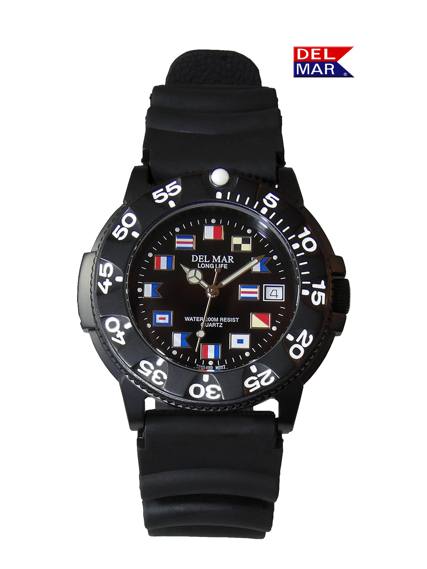 Men’s Sand Key Dive 200M Black Nautical Face & Black Strap #50514