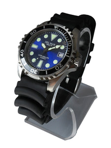 Del Mar 500-Meter Premier Pro Dive Blue Dial Watch #50418 | Black Strap