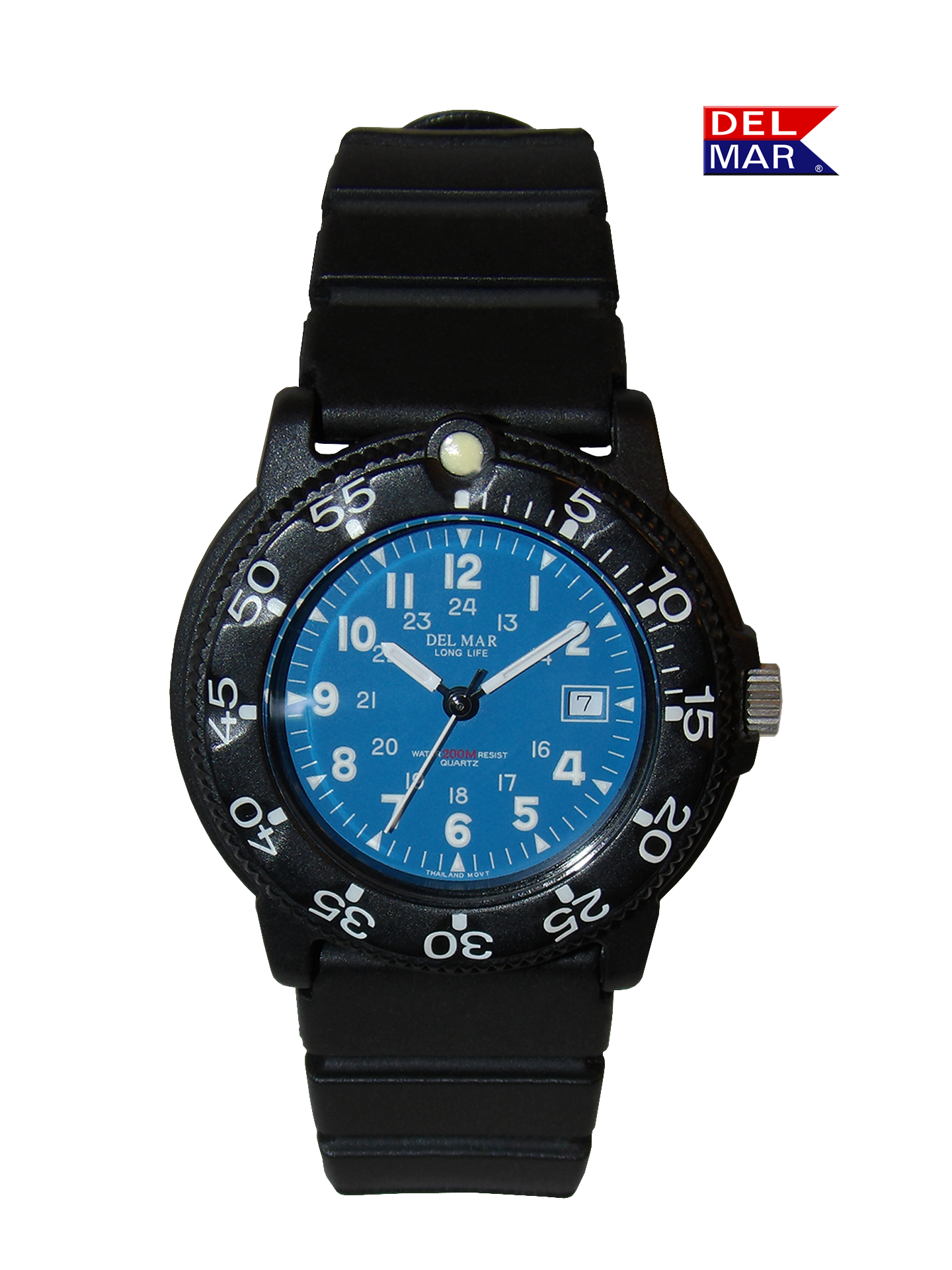Del Mar Sand Key His & Hers Blue Dial Watch Set | 200M Water Resistant