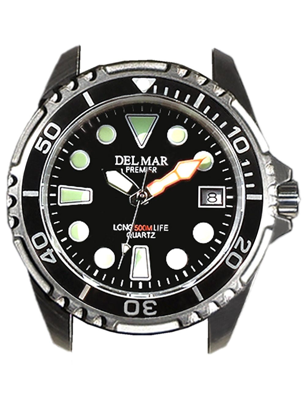 Del Mar Pro Dive 500M – Black Dial / Stainless Steel Bracelet #50421