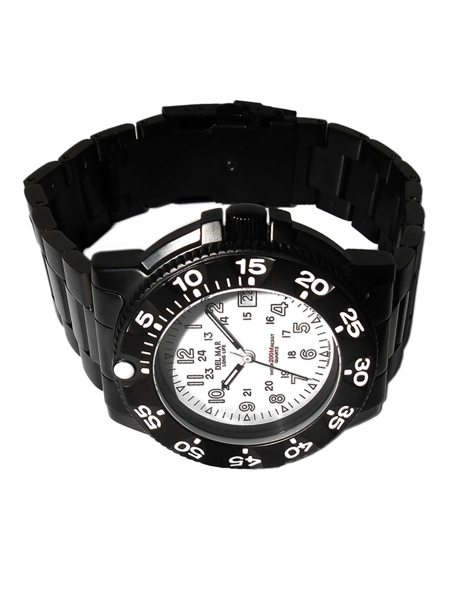 Del Mar Sand Key His & Hers White Dial Watch Set | 200M Water Resistant