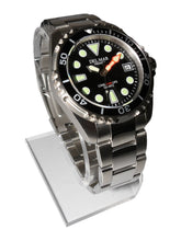 500 Meter Men's Premier Pro Dive Watch, Back Dial, SS Bracelet - #50421
