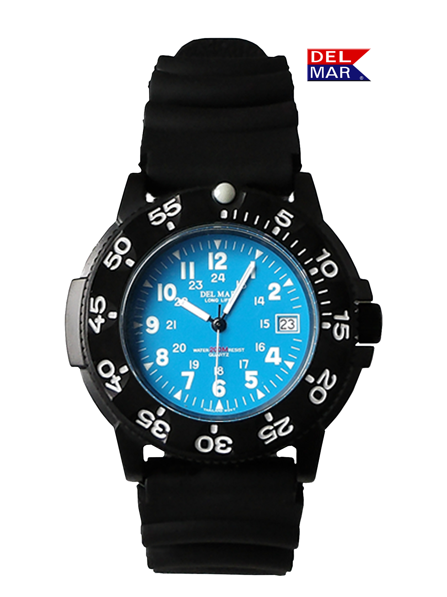 Del Mar Sand Key His & Hers Blue Dial Watch Set | 200M Water Resistant