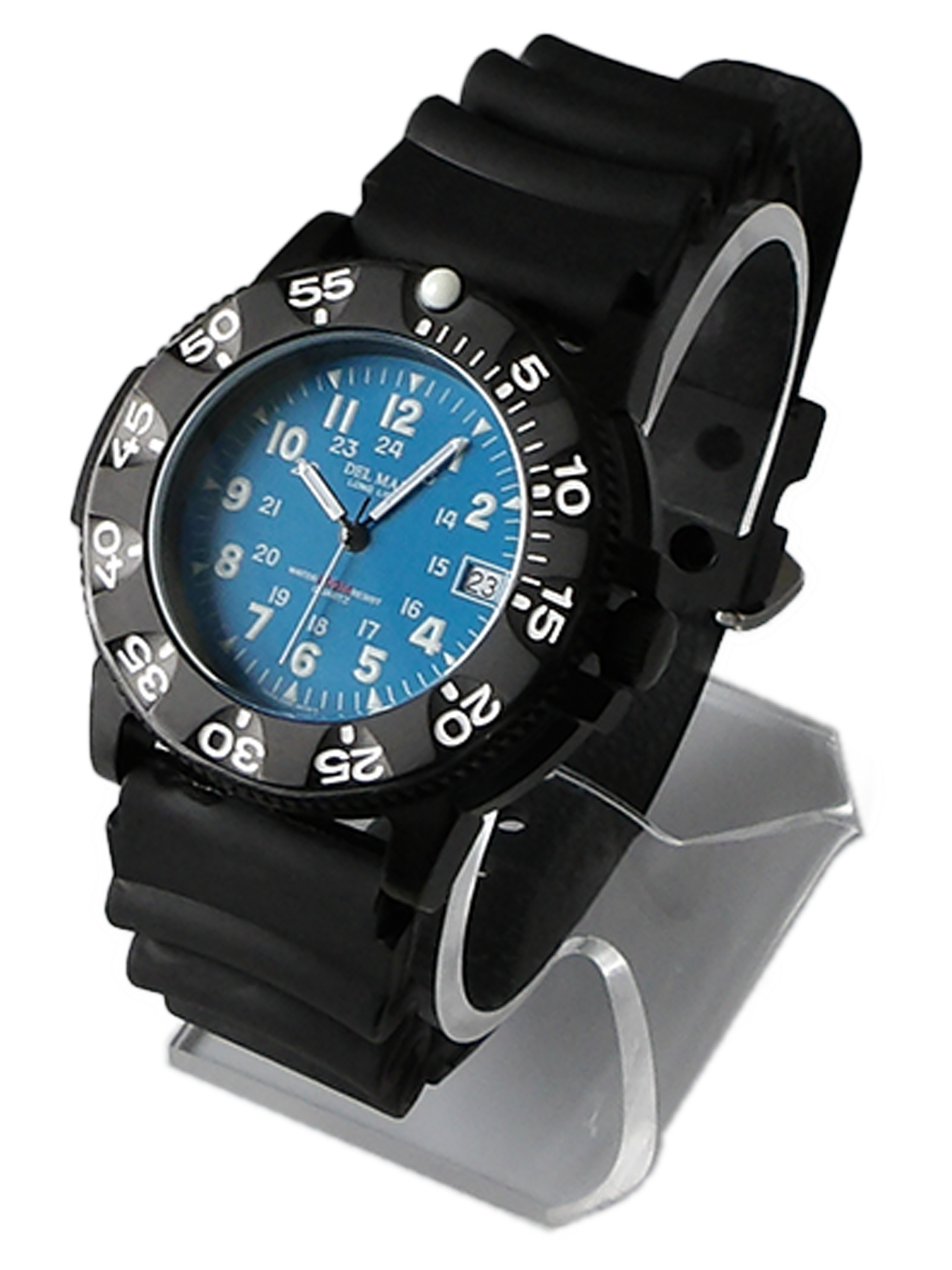 Del Mar Sand Key His & Hers Blue Dial Watch Set | 200M Water Resistant