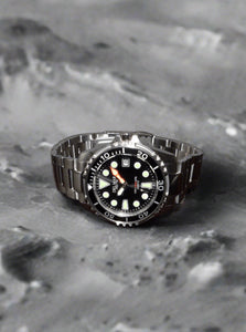 500 Meter Men's Premier Pro Dive Watch, Back Dial, SS Bracelet - #50421