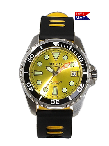 500 Meter Premier Pro Dive Watch #50456 - Yellow Dial