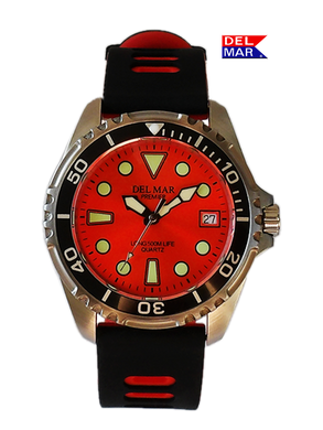 Men's 500 Meter Premier Pro Dive Watch #50457 - Orange Dial