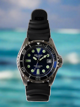 Del Mar 500-Meter Premier Pro Dive Blue Dial, Black Strap Watch #50418
