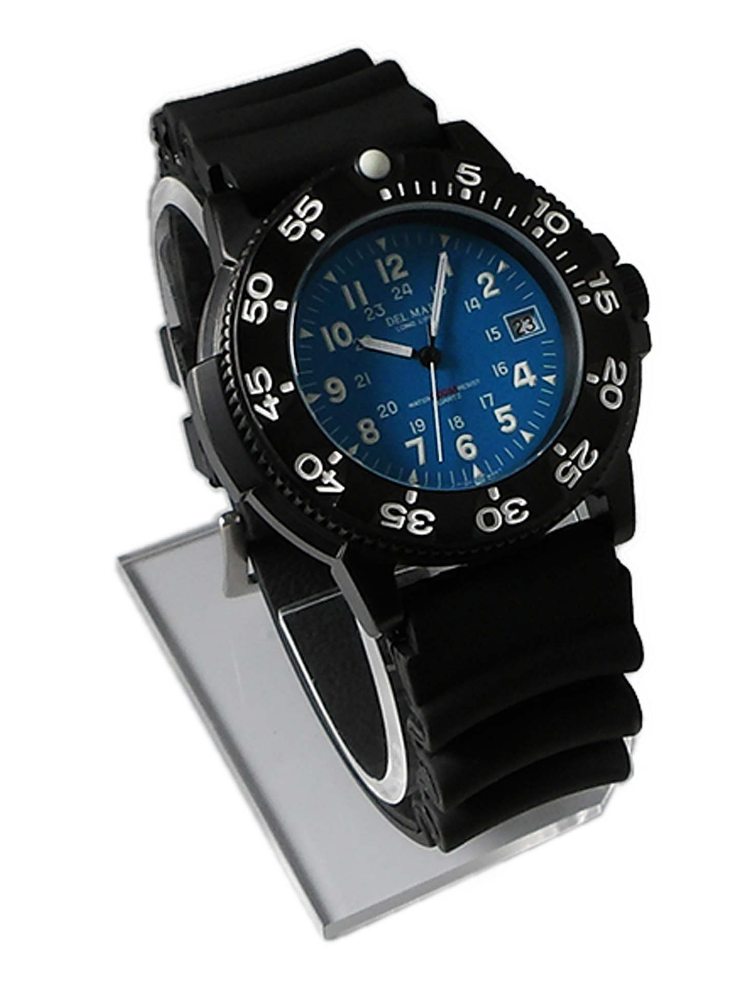 Del Mar Sand Key His & Hers Blue Dial Watch Set | 200M Water Resistant