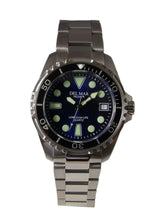 500 Meter Men's Premier Pro Dive Watch, Blue Dial, SS Bracelet - #50422