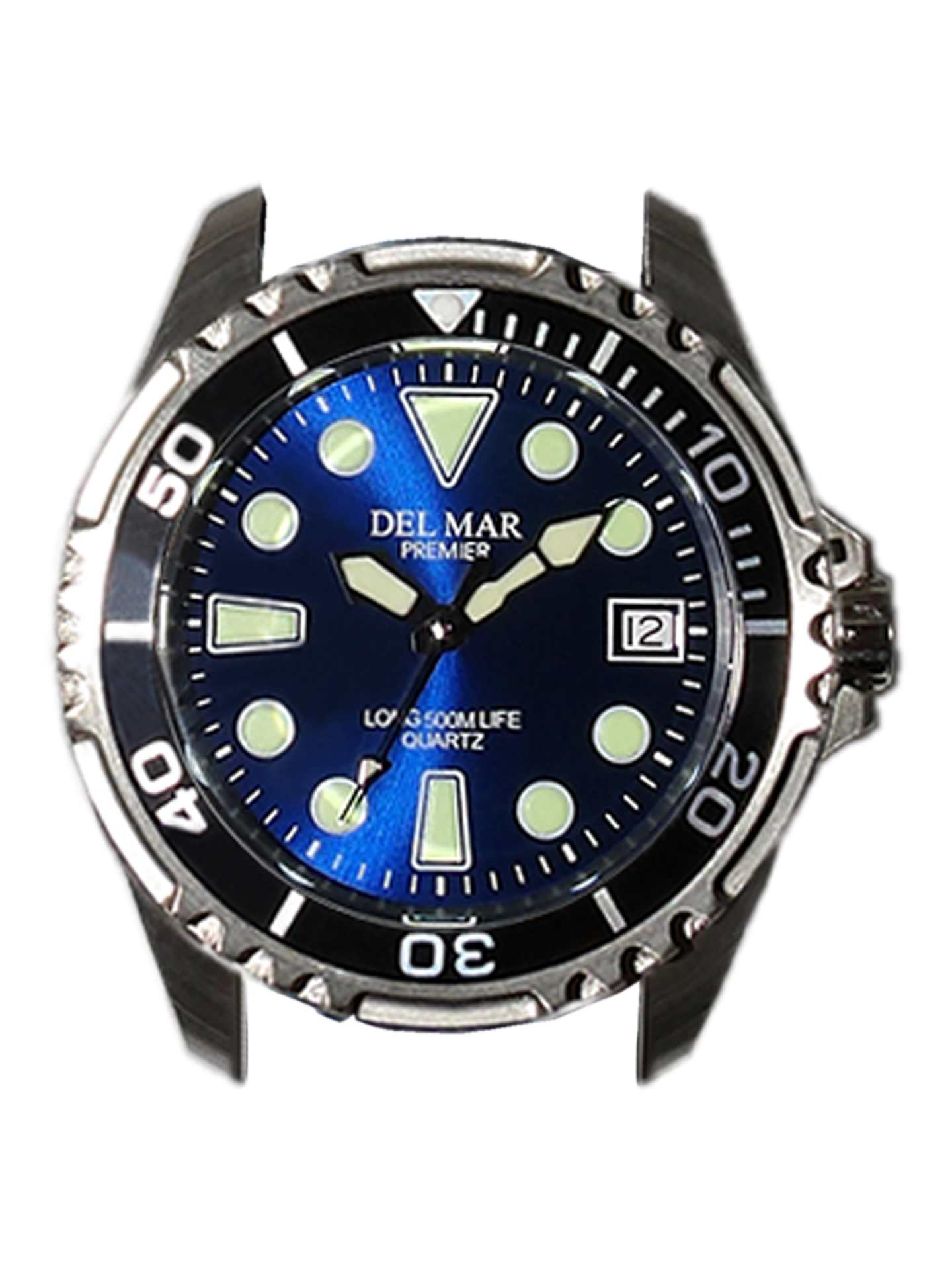 Del Mar Pro Dive 500M – Blue Dial / White & Black Strap #50426