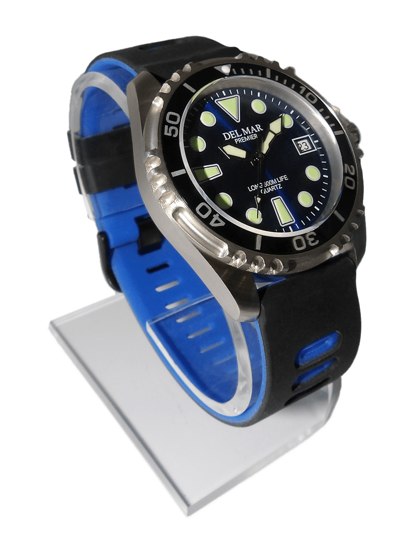 Del Mar Pro Dive 500M – Blue Dial / Blue & Black Strap #50459