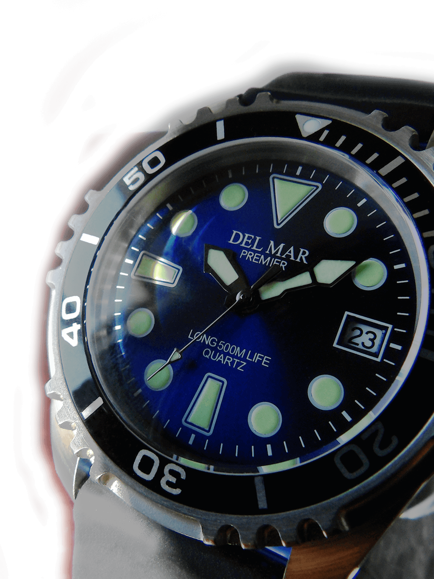 Del Mar Pro Dive 500M – Blue Dial / Blue & Black Strap #50459