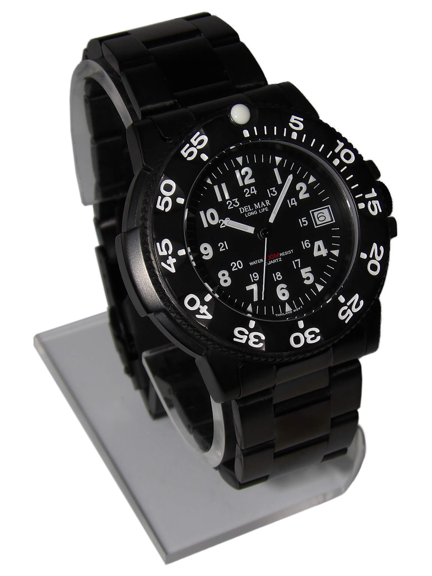 Men’s Sand Key Dive 200M Black Face & Black Metal Bracelet #50516
