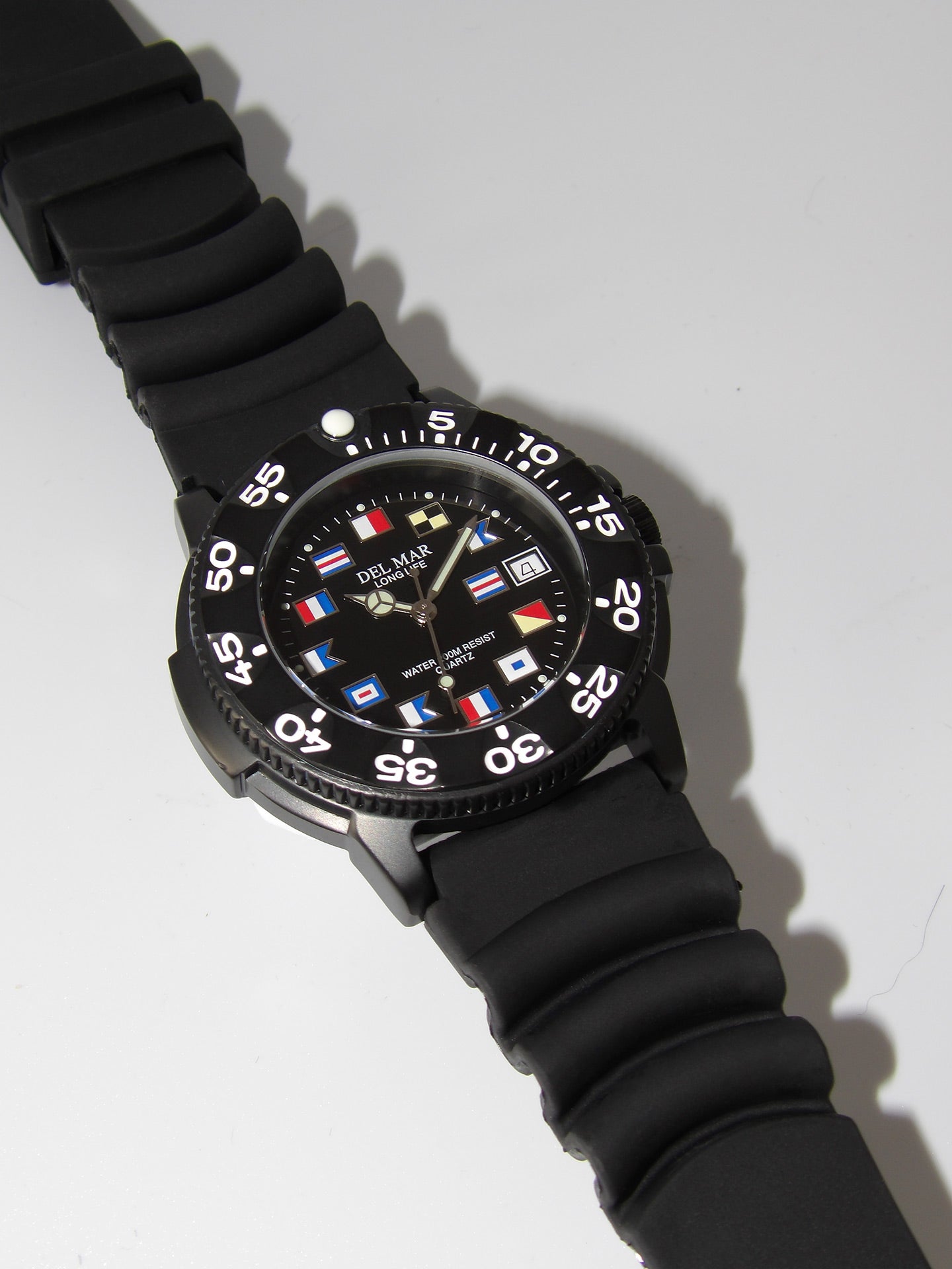 Men’s Sand Key Dive 200M Black Nautical Face & Black Strap #50514