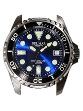 500 Meter Men's Premier Pro Dive Watch, Blue Dial, SS Bracelet - #50422