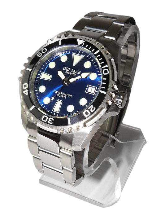 Del Mar Pro Dive 500M – Blue Dial / Stainless Steel Bracelet #50422