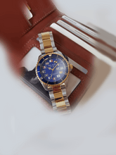 Men's Long Life Nautical Blue Face & Bezel Watch #50407