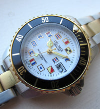 Del Mar Ladies Nautical Two-Tone Bracelet Watch 50122