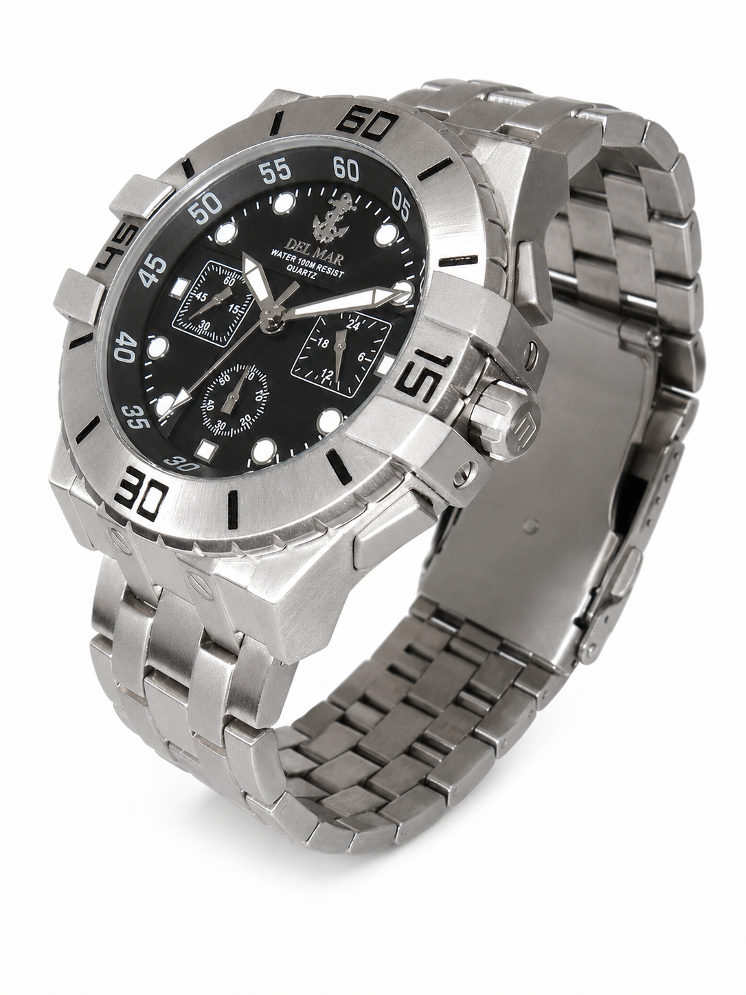 Men’s Stainless Steel Chronograph 100M Watch #50211