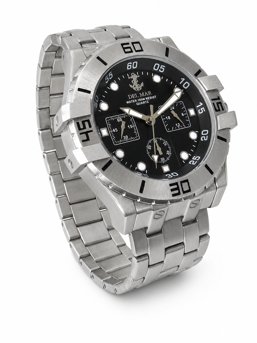Men’s Stainless Steel Chronograph 100M Watch #50211