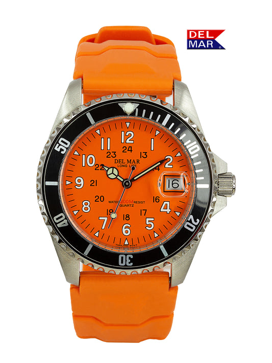 Orange Sport Watch | Catalina 50270 200M Water-Resistant Watch