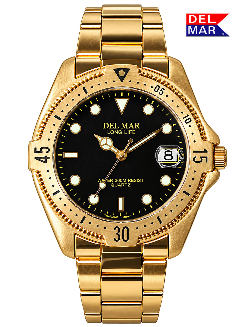 Meet the Del Mar Watch 200 M Water Resistant Watch for all occasions and the water too. The 50273 has a ladies companion.