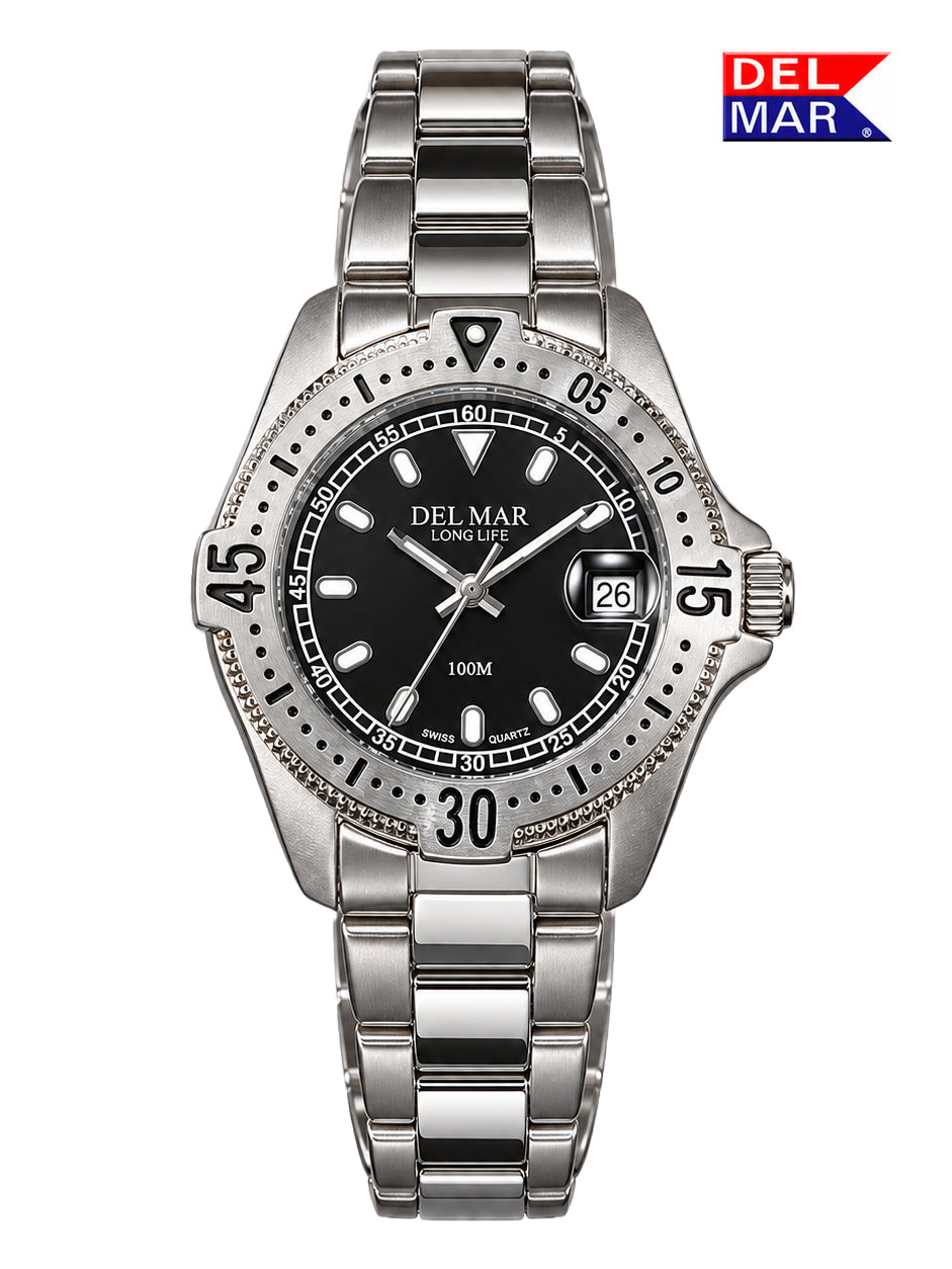 The Women's Companion Watch for the Admiral Stainless Steel Collection.