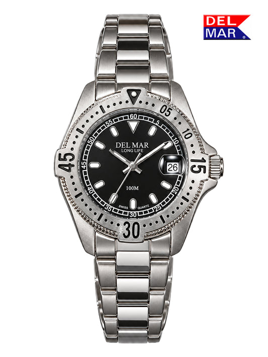 The Women's Companion Watch for the Admiral Stainless Steel Collection.