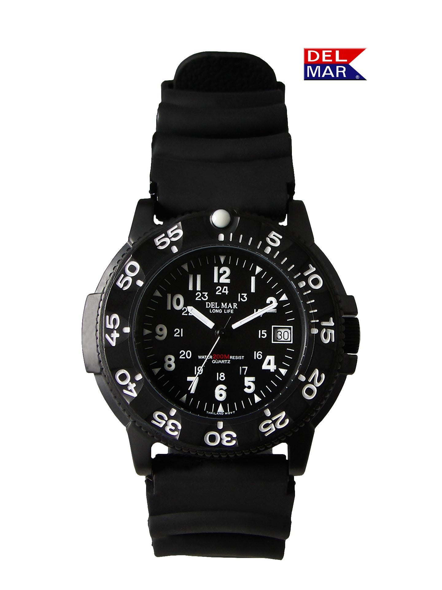 Del Mar Sand Key His & Hers Black Dial Watch Set | 200M Water Resistant