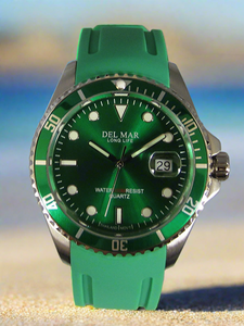 Men's Catalina Sportstrap 200M Green Face Watch #50382