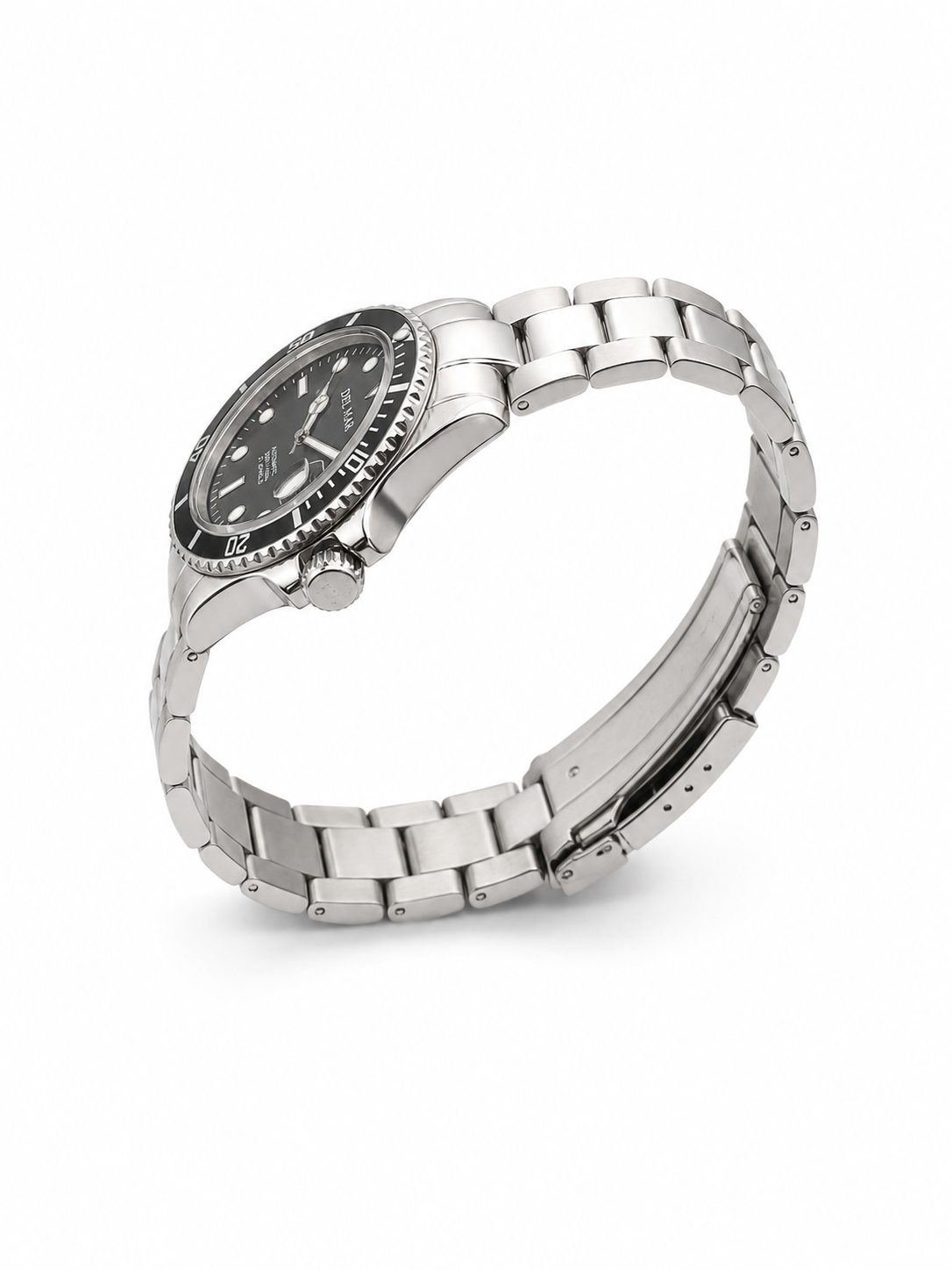 Del Mar Premier Automatic – Black Dial / Stainless Steel Bracelet – Model 50390