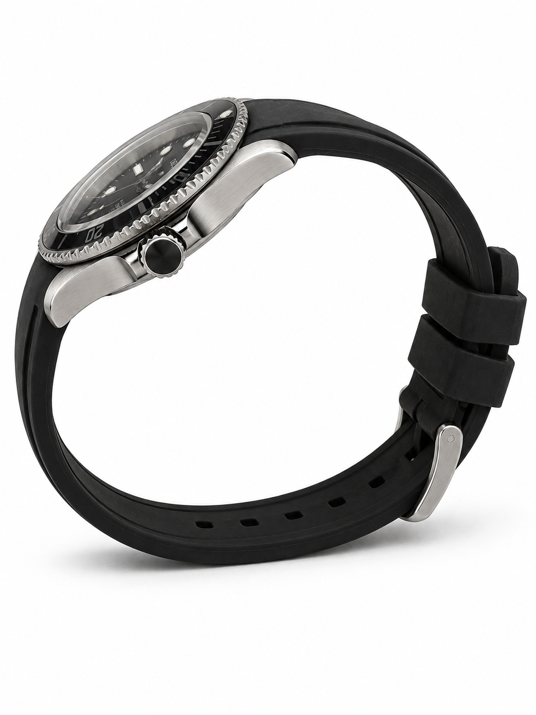 Del Mar Premier Automatic – Black Dial / Black Strap – Model 50411