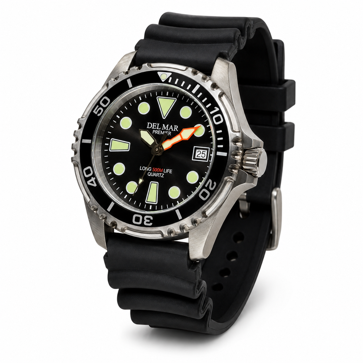 Pro Dive 500M Black Dial Black Strap Watch 50417