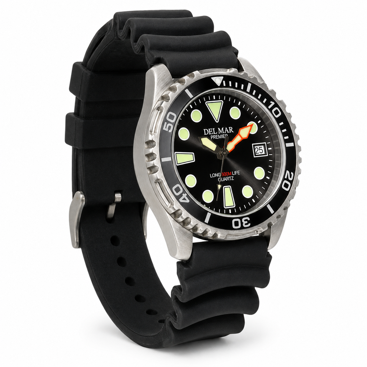 Pro Dive 500M Black Dial Black Strap Watch 50417