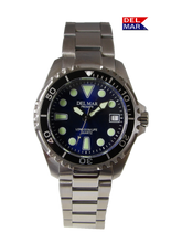 500 Meter Men's Premier Pro Dive Watch, Blue Dial, SS Bracelet - #50422