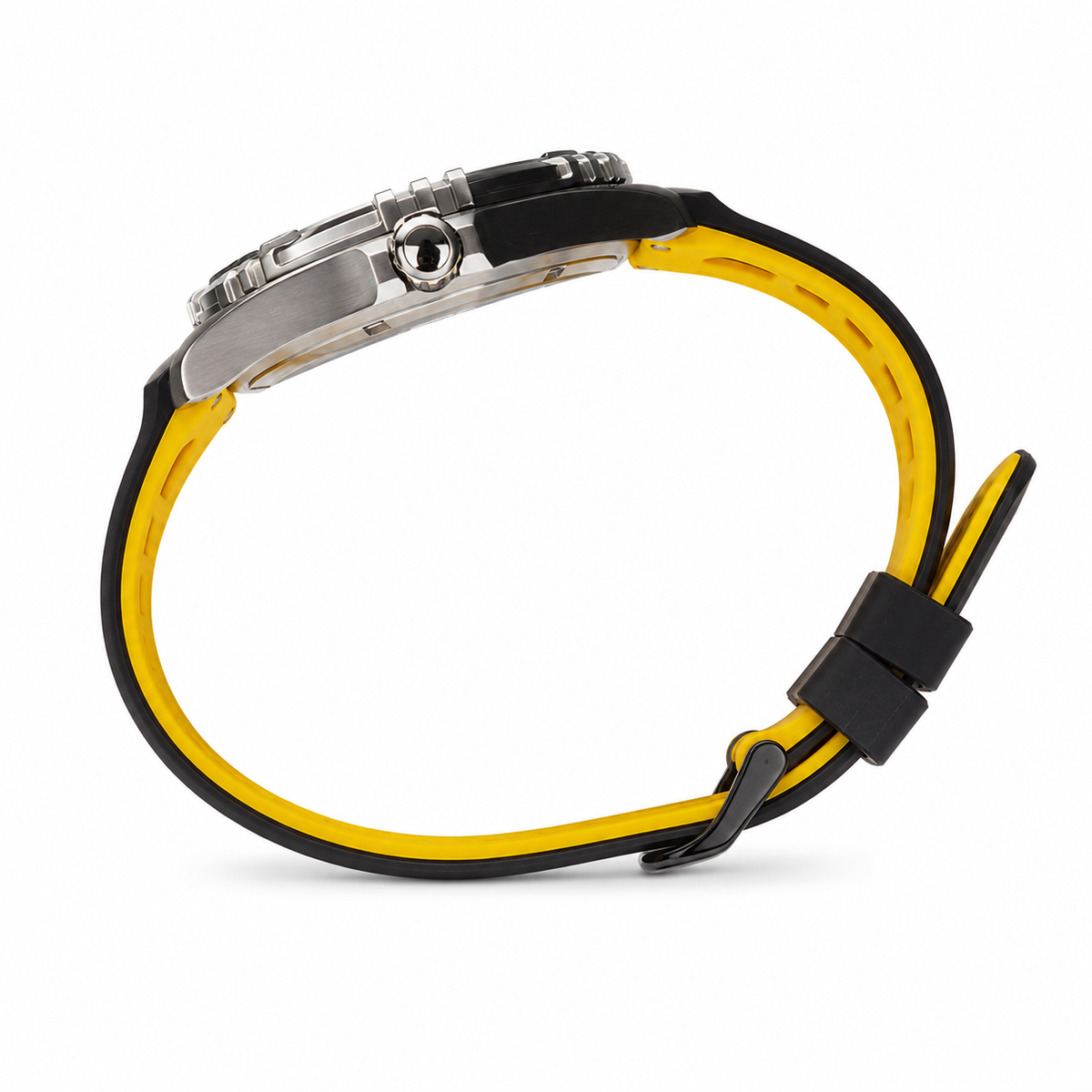 Del Mar Pro Dive 500M – Yellow Dial Yellow & Black Strap Watch – Model 50456