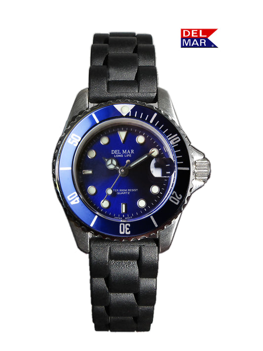 Del Mar Catalina Sportstrap Ladies Blue Face 200M Watch #50505