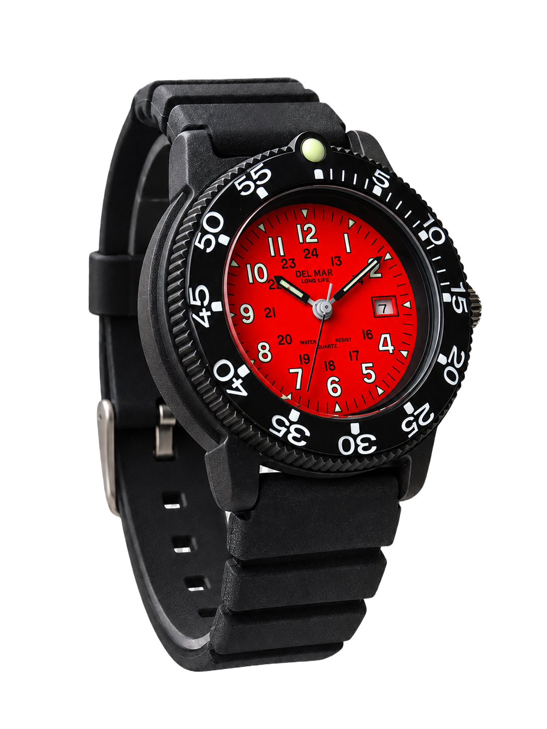 Del Mar Sand Key Ladies Orange Dial Dive Watch 200M #50507